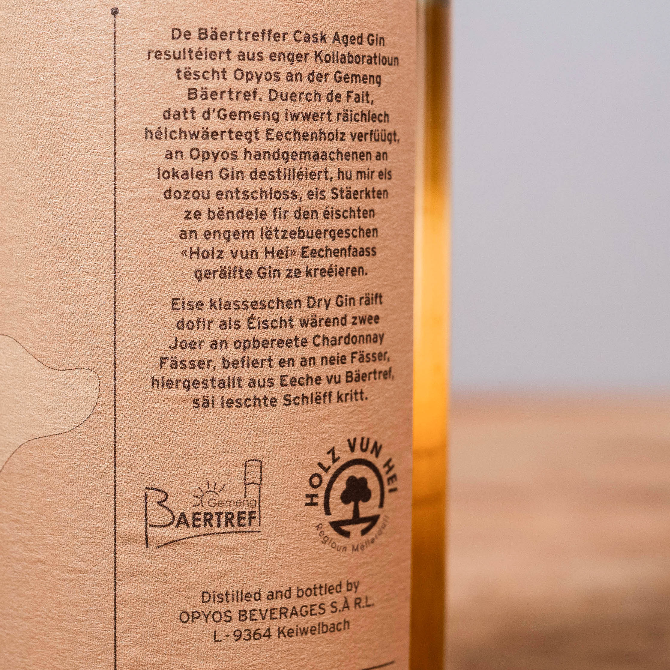 Bäertrëffer Cask Aged Gin